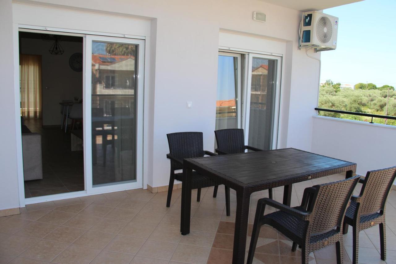 Xanthiotis Apartments Skala Rachoni  Bagian luar foto